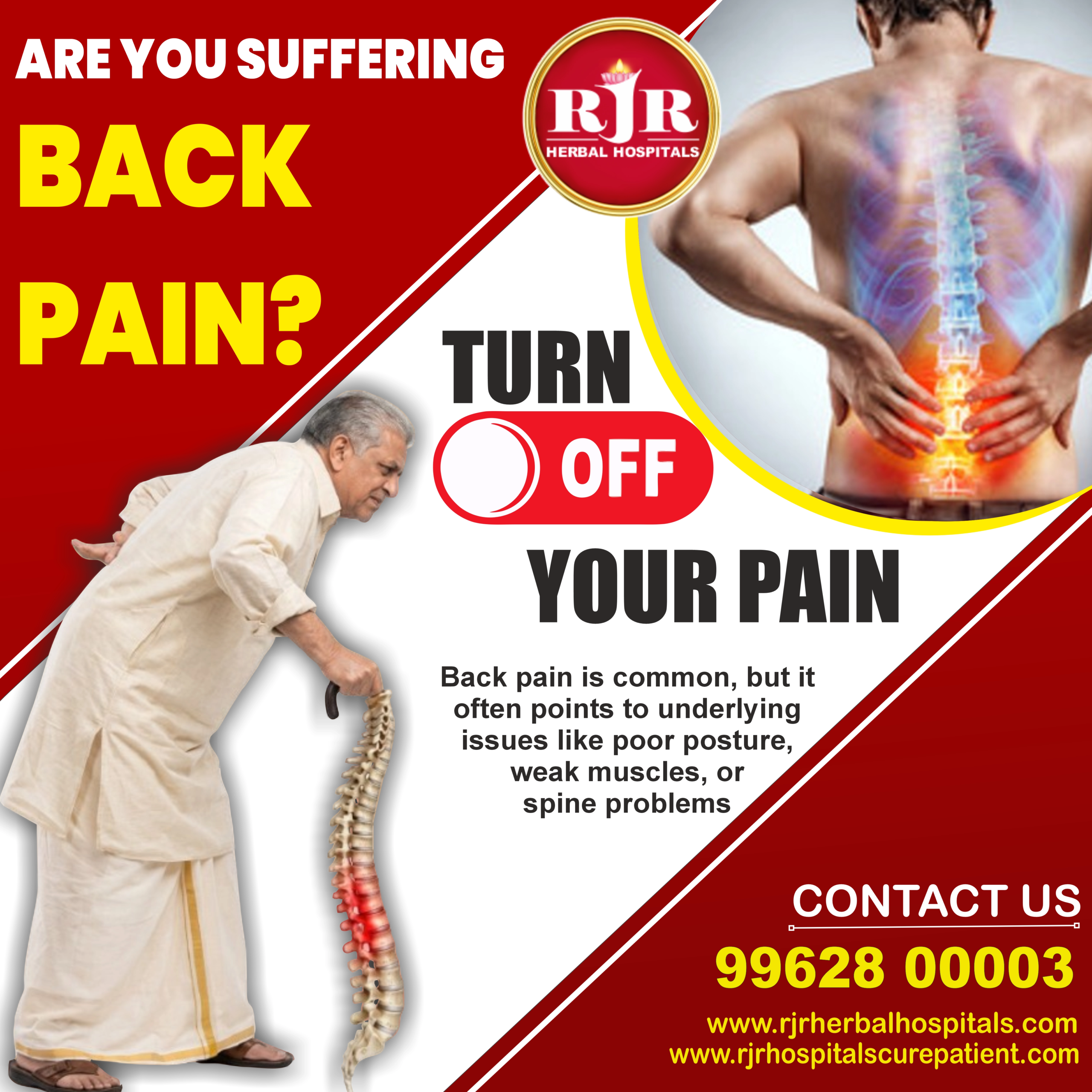 Back Pain Treatment in Karnataka – Turn Off Your Pain Naturally