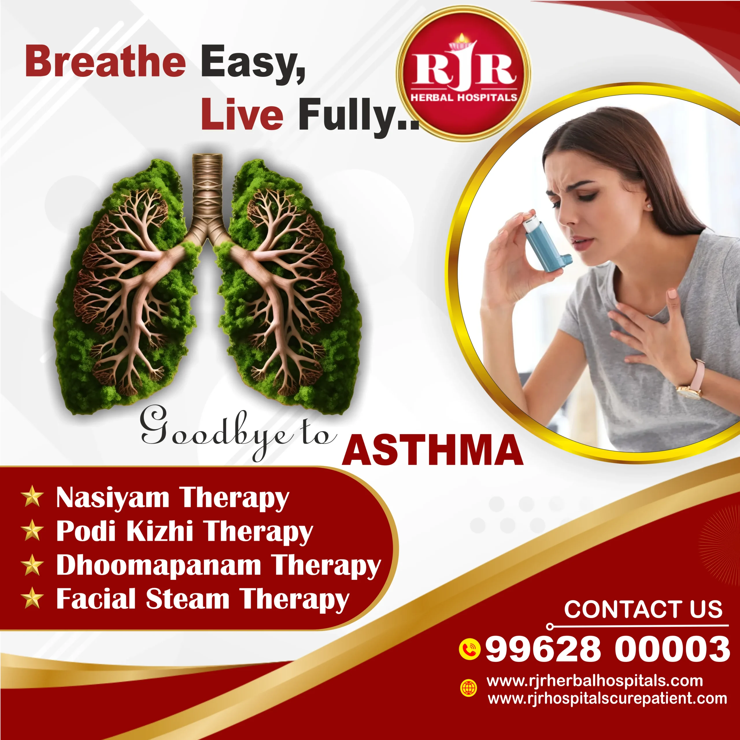 Goodbye to Asthma – Natural Siddha & Herbal Treatment at RJR Herbal Hospitals