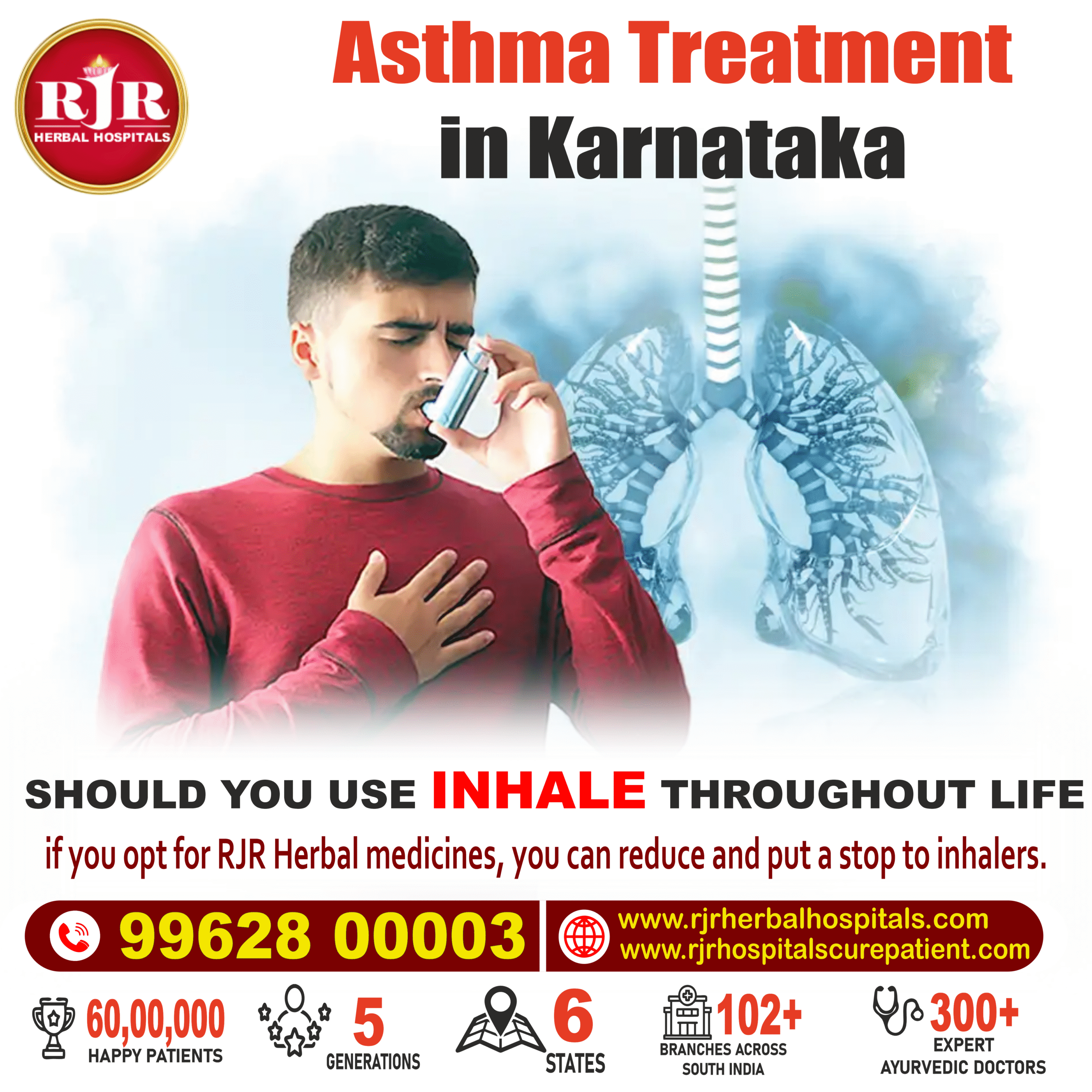 Asthma Treatment in Karnataka – Natural Siddha & Herbal Care at RJR Herbal Hospitals