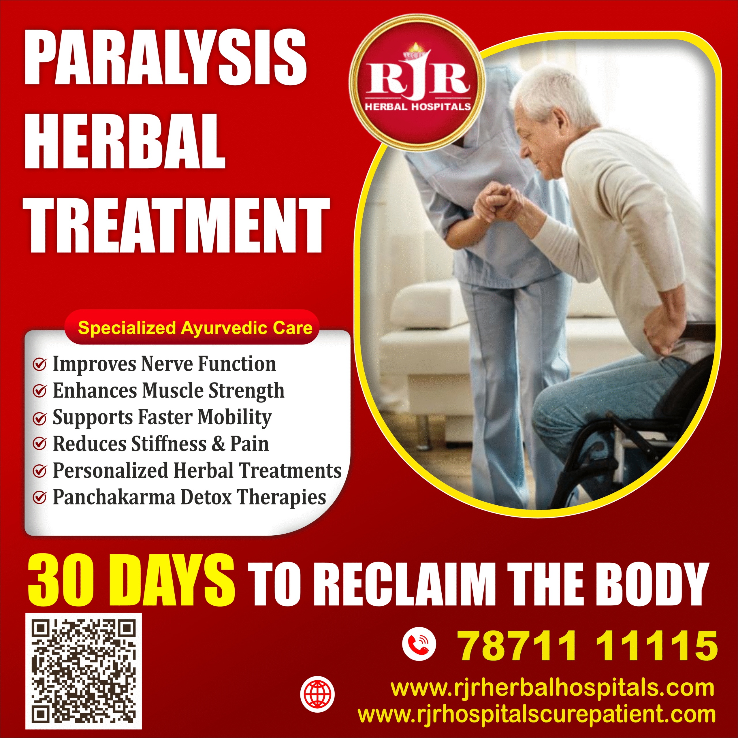 Paralysis Herbal Treatment in Chennai – Regain Strength Naturally